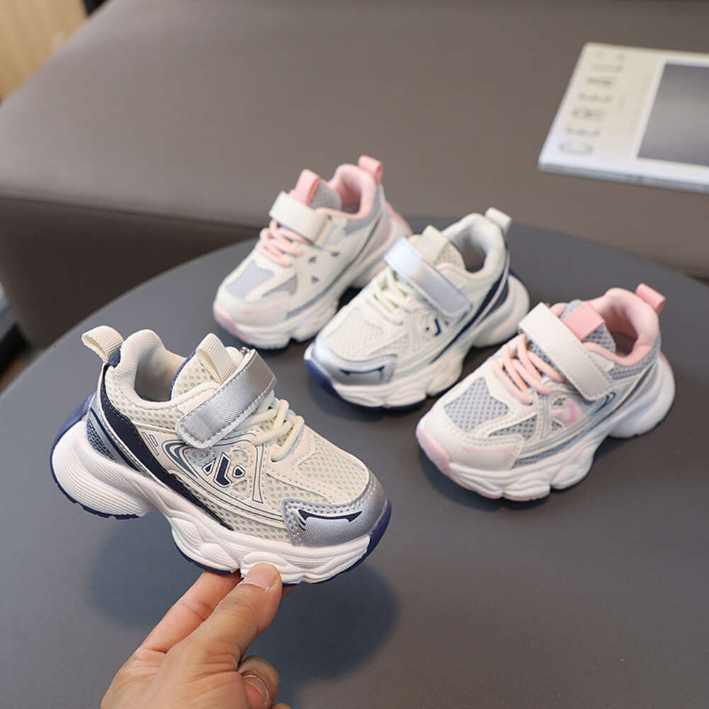 2023 Autumn New Children's Sports Boys' Breathable Mesh Girls' Baby Dad's Casual Shoes F612-29