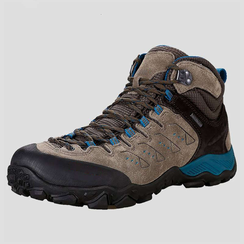 Large Leather Hunting Boots High-quality Cross-country Running Waterproof Outdoor Hiking Shoes Men EVA