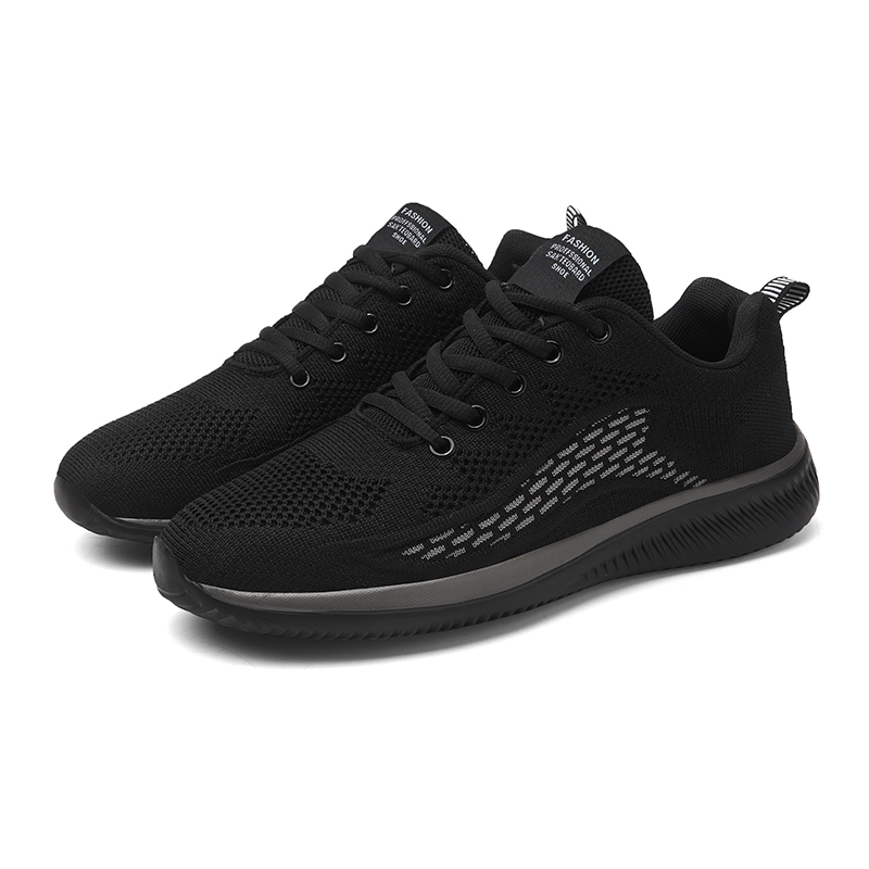 Big Size 46 Summer Mesh Men Shoes Lightweight Sneakers Breathable Casual Sneakers Flying Weaving Running Flats Walking