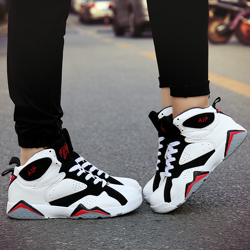 Men Basketball Shoes Unisex Street Basketball Culture Sports Shoes High Quality Sneakers Shoes for Women Couple Big Size 35-44