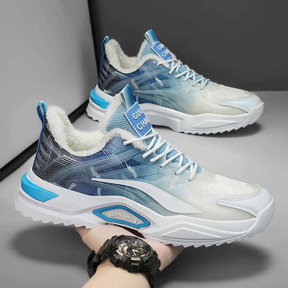 Trend plus cotton men's casual New fall and winter walking shoes High quality chunky sneakers