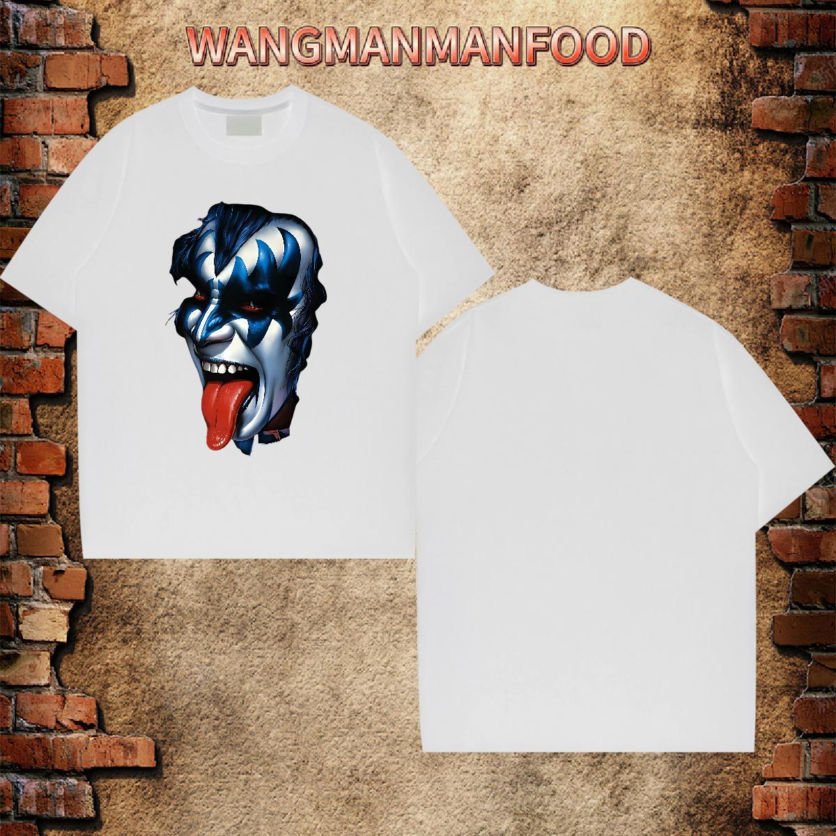 Popular T Shirts Men Anime Printing Street Round Neck Short Sleeve Men Tshirts Stylist DIY Printed Wear