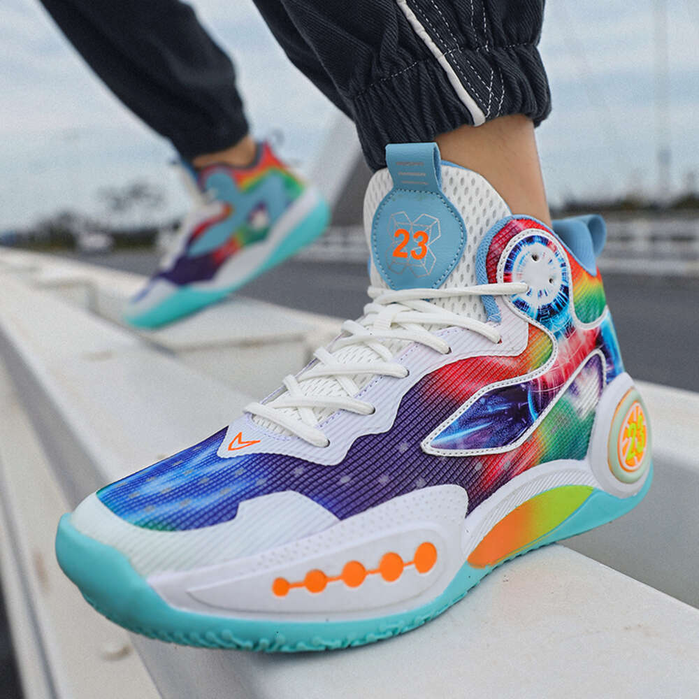 New Outdoor Anti slip Customized High-quality Comfortable Fashion Sneakers Sports Breathable Women Men's Basketball Shoes