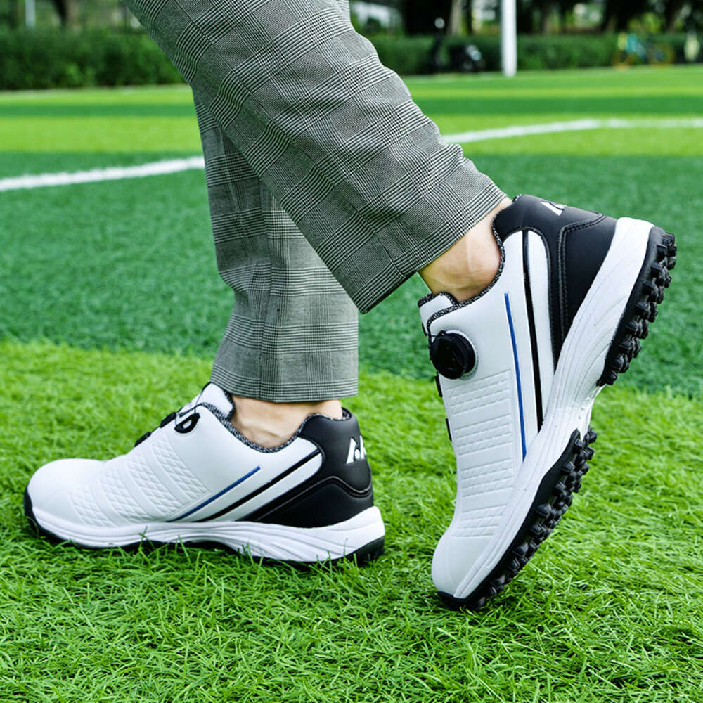 New Manufacture Professional Custom Branded Men's Breathable Wholesale Outdoor Golf Shoes