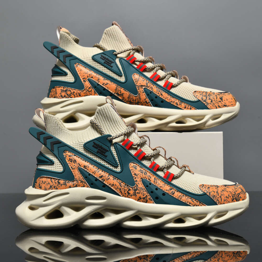 New fashion men's walking new shees non-slip sports hot selling outdoor basketball shoes