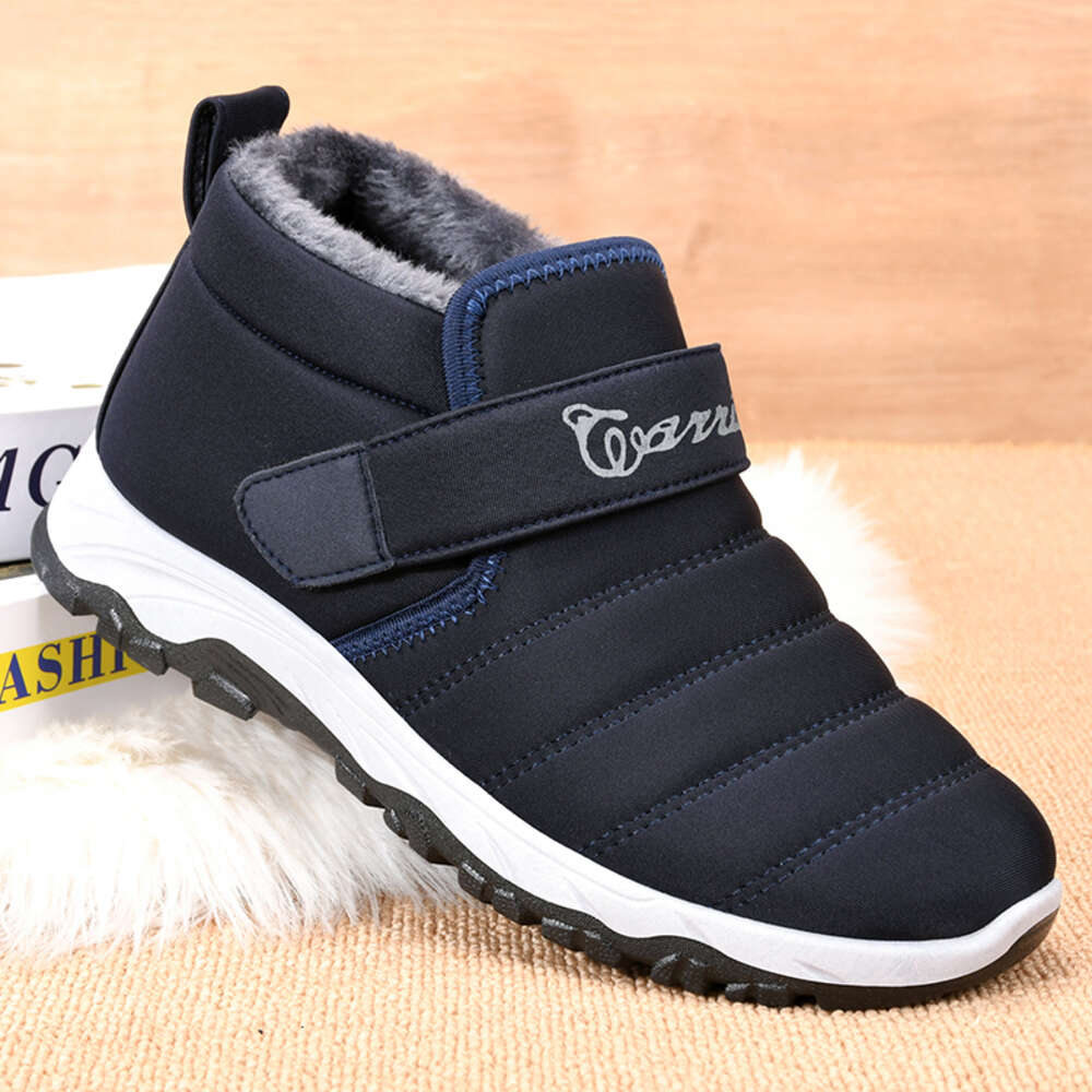 Wholesale cheap wool warm snow boots for men high quality winter outdoor men's sneakers