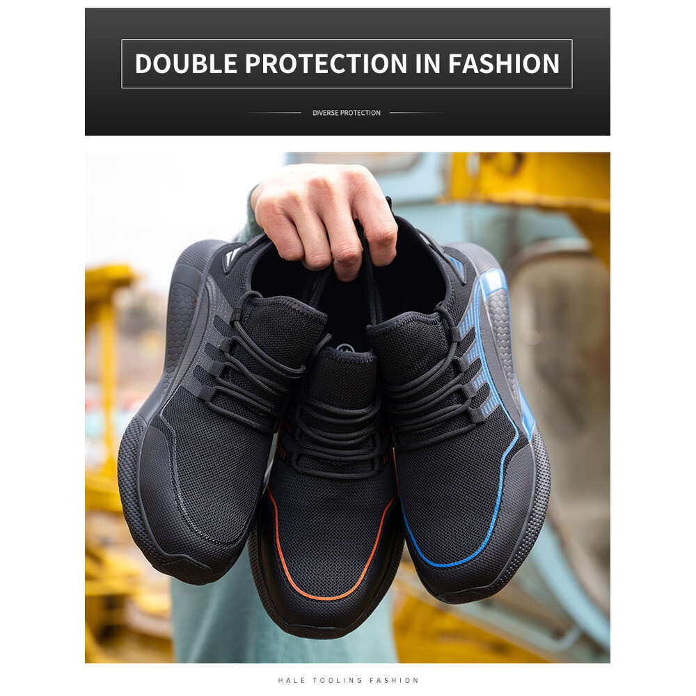 Lightweight Breathable Sports Boots S3 Anti-Smashing Anti-iercing Work Safety Shoes