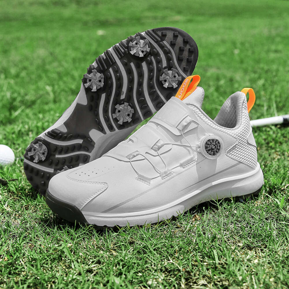 2023 New Arrived Mens Waterproof Golf Sneakers Men Outdoor Golfing Spikes Shoes