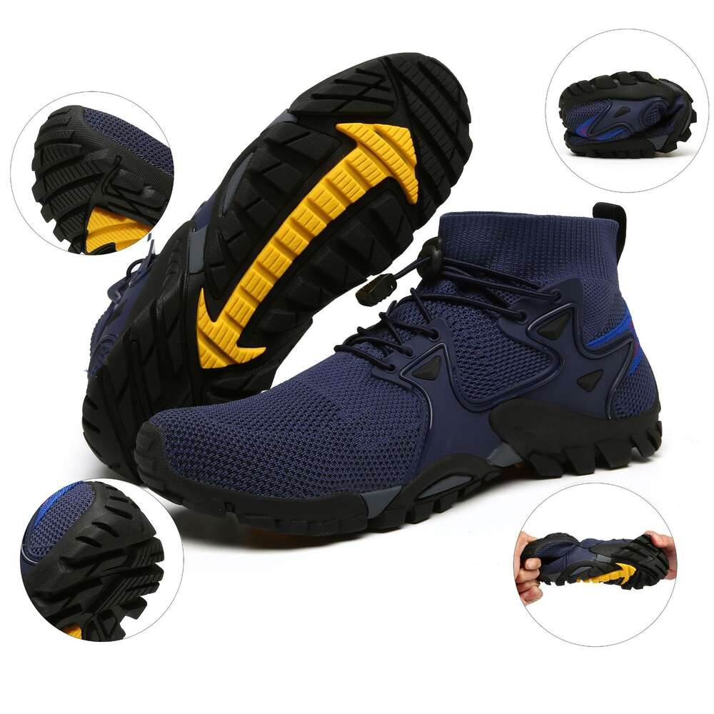 36-47 new original fashion rubber sole men Sepatu outdoor top quality waterproof hiking shoes
