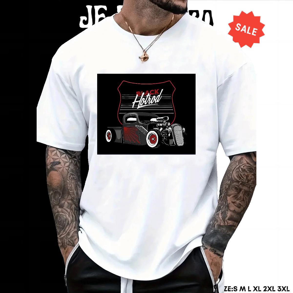 2024 New T-Shirts Oversized S-3XL Tshirts Outdoor O-Neck Short Sleeve Cotton Cool Design Tees Shirts