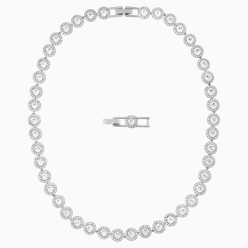 Dia necklace for woman angelic bracelet designer AAA beads moissanite pendant jewelry plated gold bracelets necklaces zl212