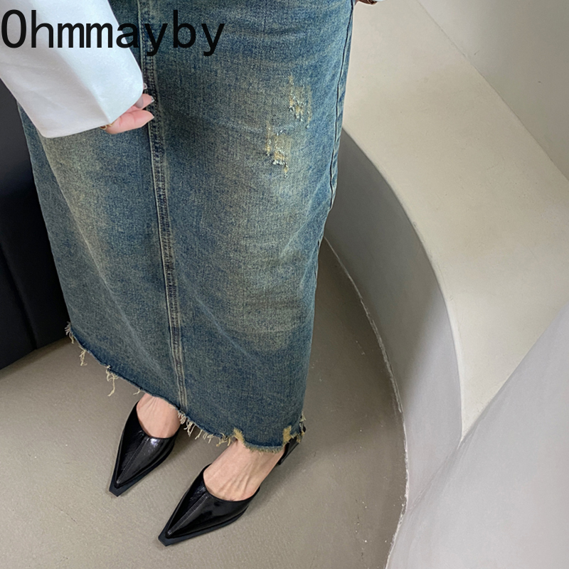 Designer Spring Women Mary Jane Shoes Women Vintage Girls Students JK Thick Heel Shoes Ladies Elgant Pointed Toe Pumps