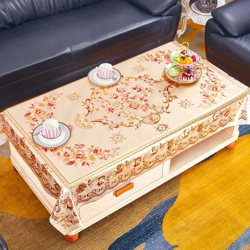 Mantel Redondo De Mesa Toalha De Mesa Manteles De Mesa Rectangular Kitchen Decor C5RX01