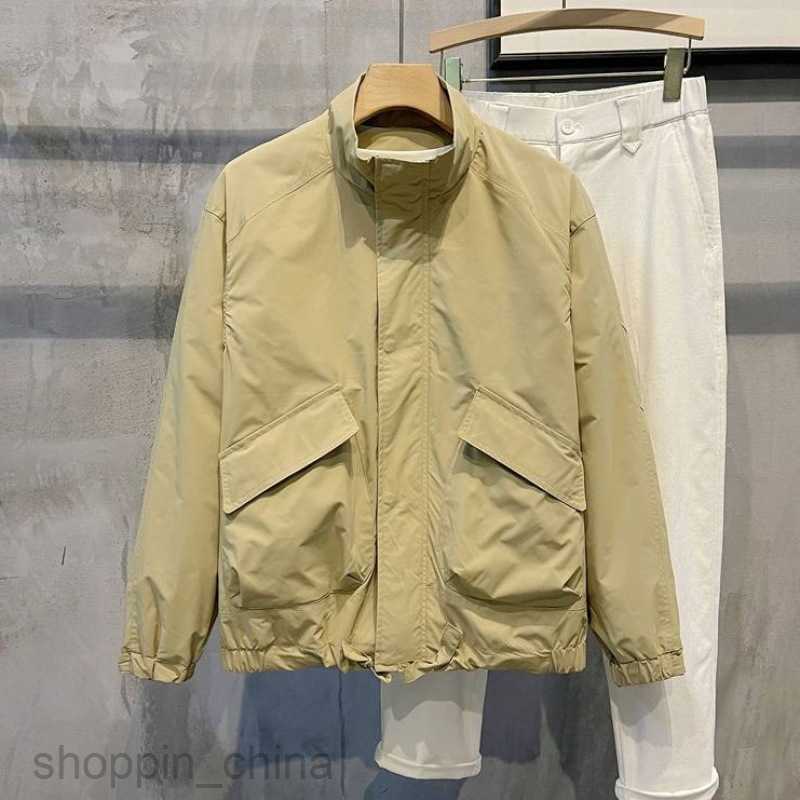 Men's Jackets Coats New men minimalist jackets for spring and autumn casual outerwear short trendy jackets slim fit hooded tops trendy