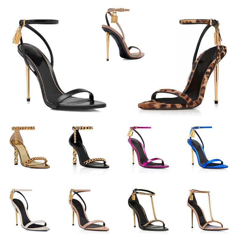 High Heels Designer sandals dress shoes padlock pointy naked black nude pink[code ：L]Pumps sandal dhgate Slingback Sandale chaussure