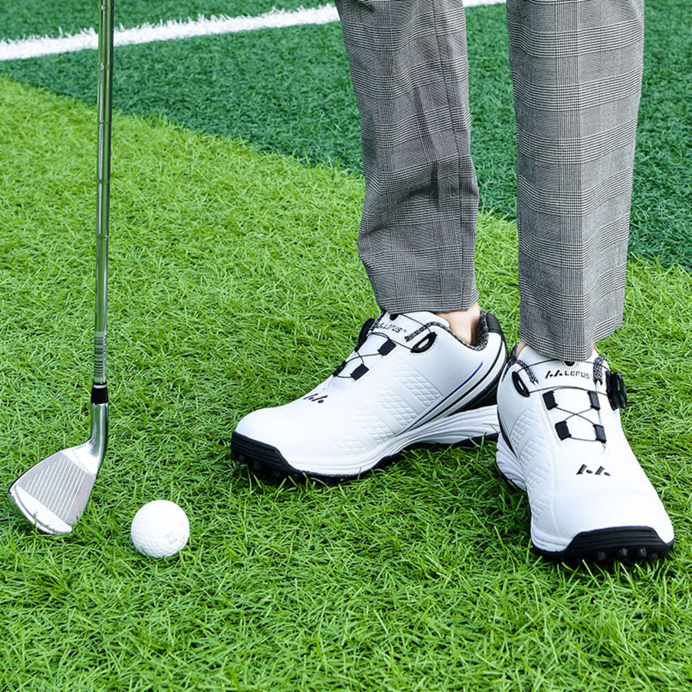 New Manufacture Professional Custom Branded Men's Breathable Wholesale Outdoor Golf Shoes