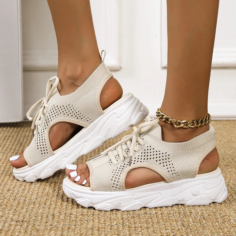 Summer Cross border Foreign Exchange Trading Large Size Solid Color Comfortable Soft Flat Bottom Womens Sandals 240611