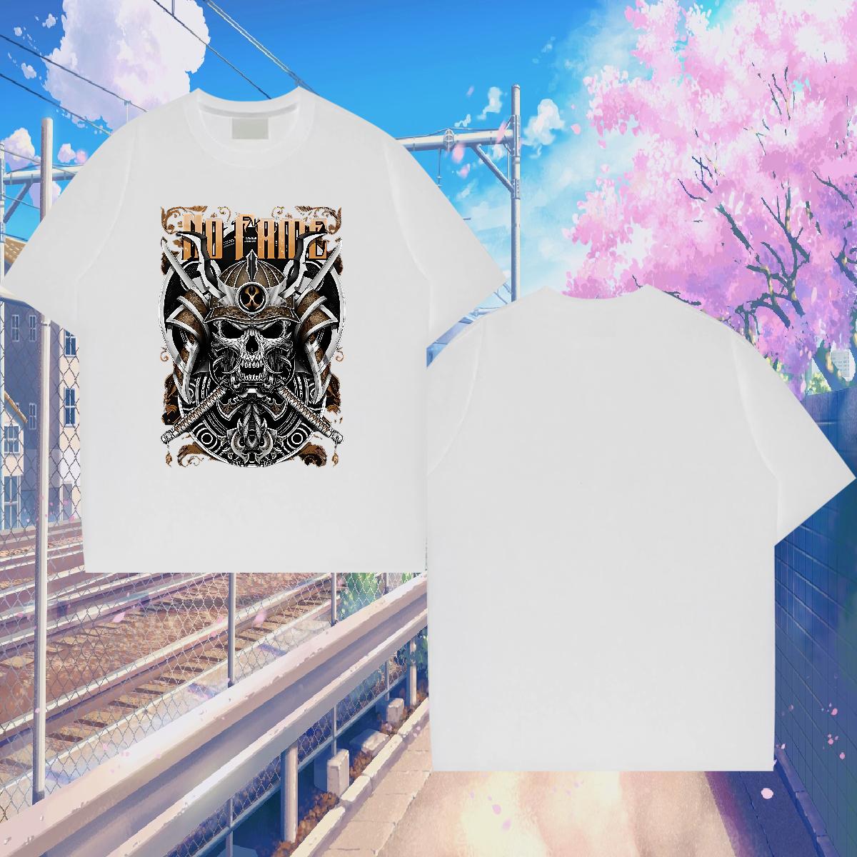 Cool Design Man T Shirts Daily Wear Cotton O Neck Short Sleeves Men Clothes T-Shirt DIY White Plus Size Polos