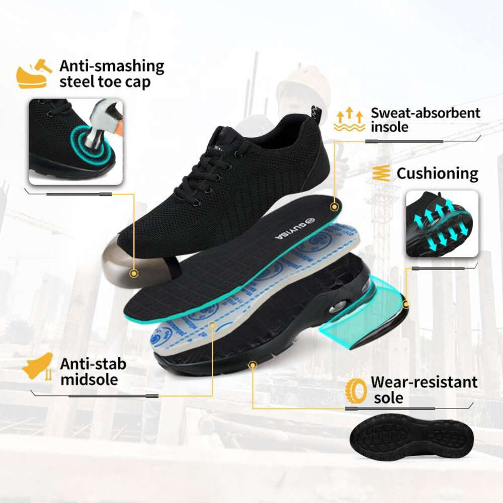 safety boots labor insurance lightweight breathable work shoes