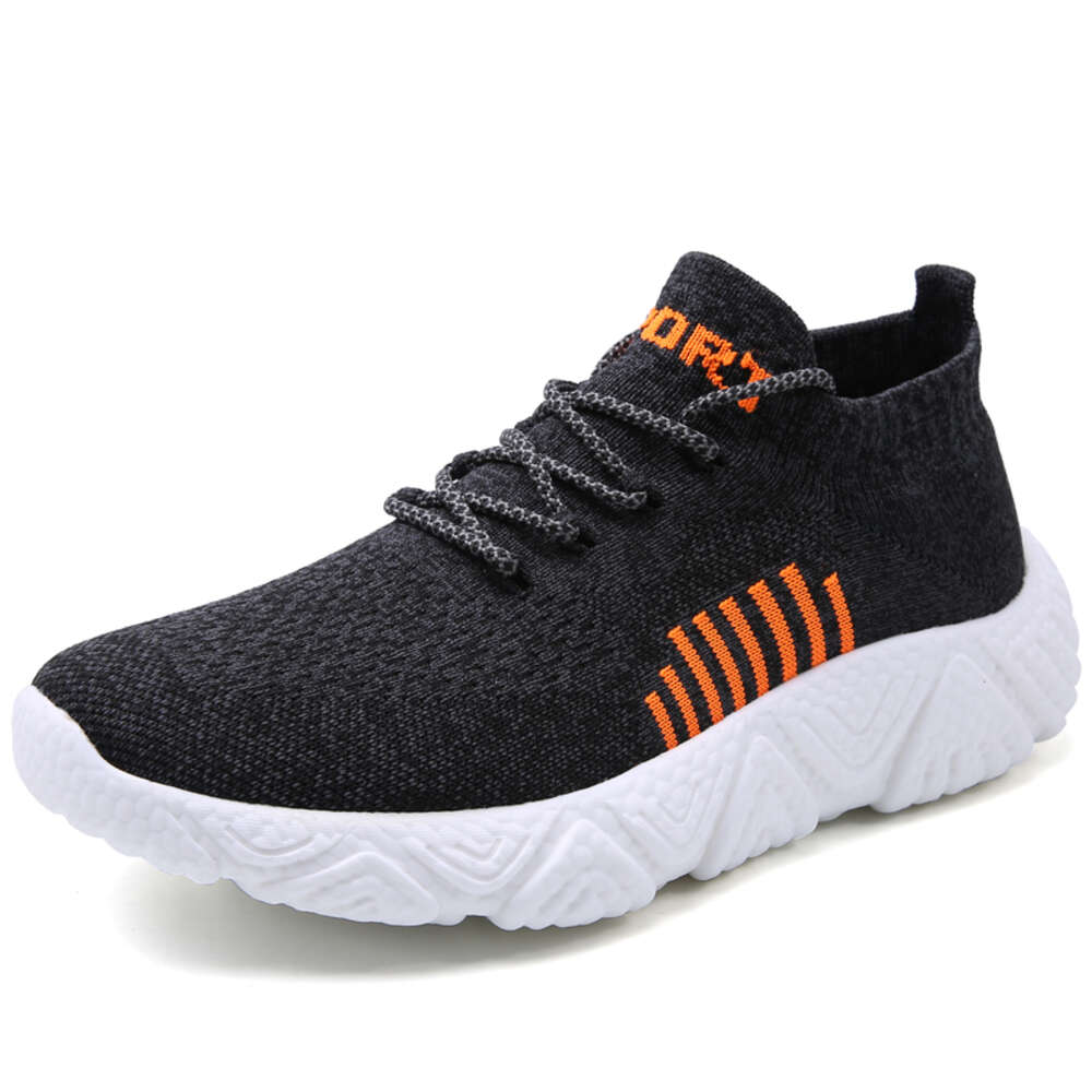 New design lightweight men's casual Chunky Breathable Custom sneakers for large size men walking style shoes
