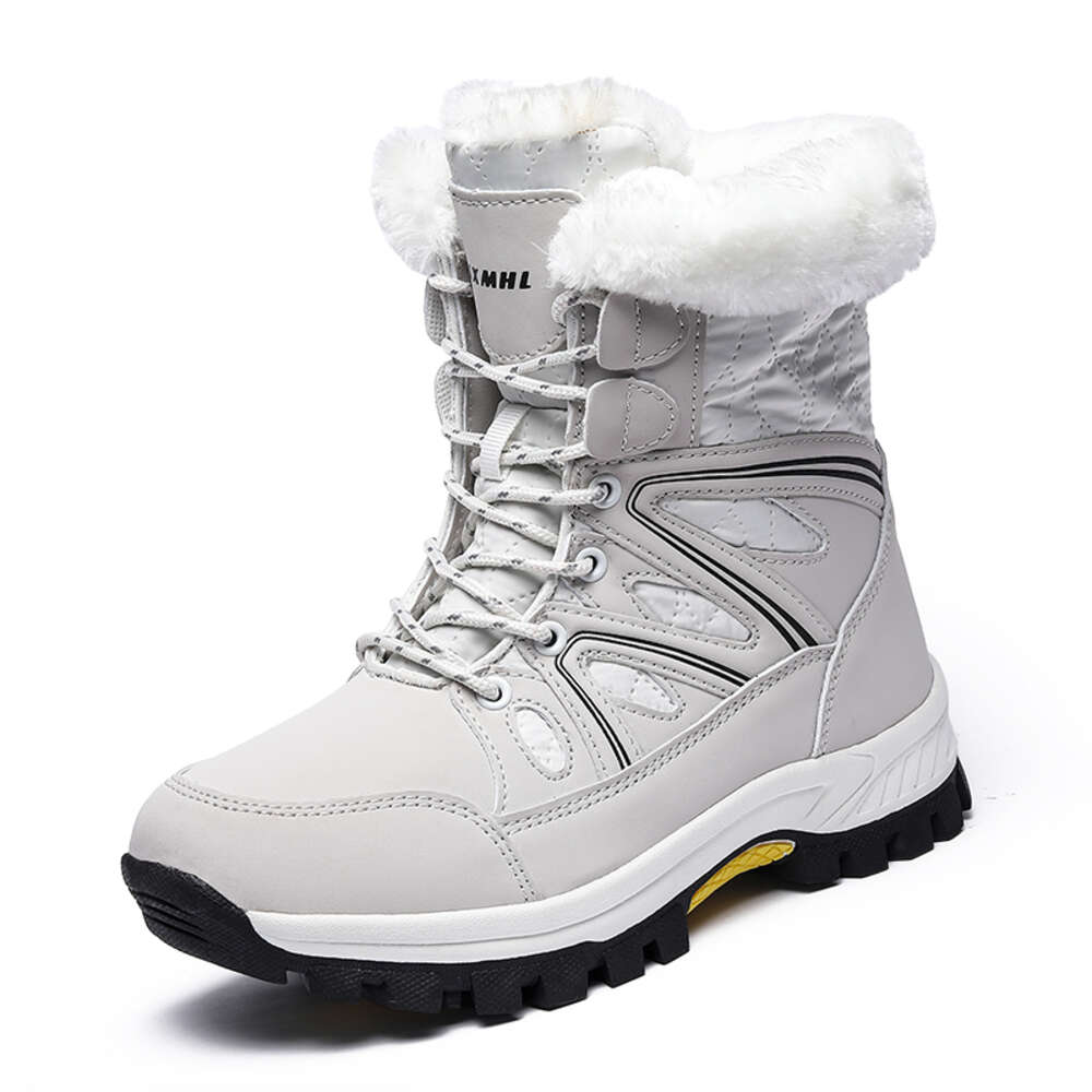 Wholesale Winter Warm Snow Boots Ladies Outdoor Waterproof Sneakers for Women Custom Women's Non-slip Hiking Shoes Adult