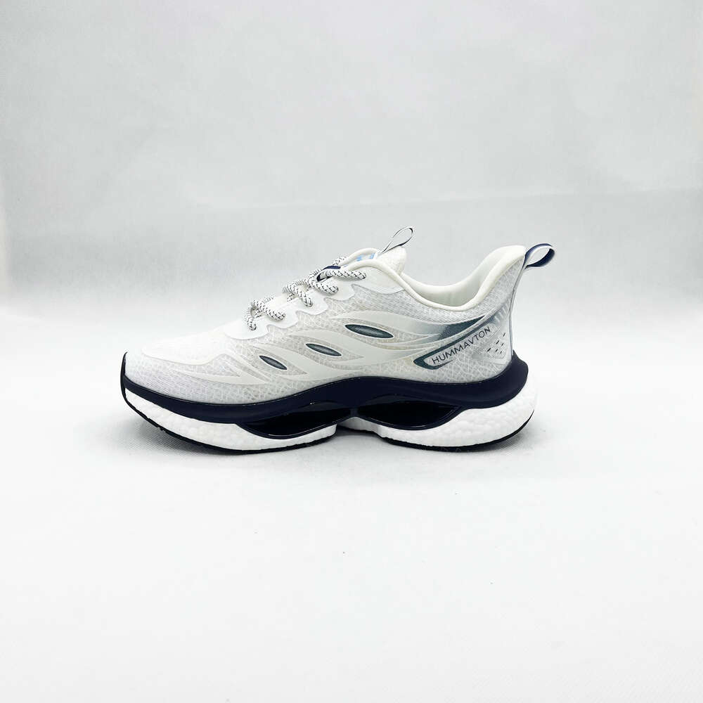 Factory selling comfortable sports custom casual outdoor non-slip running shoes for men white
