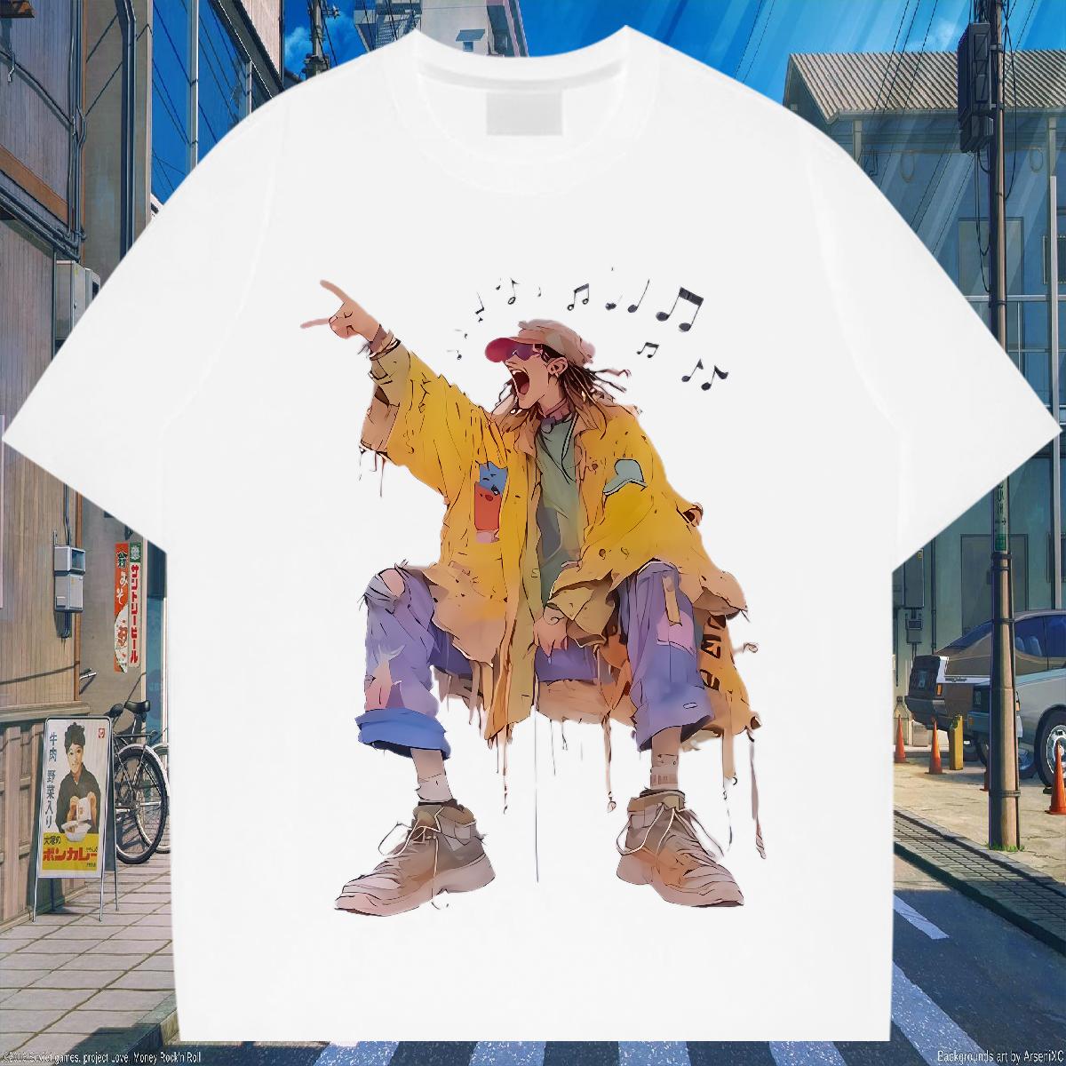 DIY Customized Mens T Shirts Plus Size Custom Couples T Shirts Street Casual Crew Neck Cotton Breathable Comfortable Tees