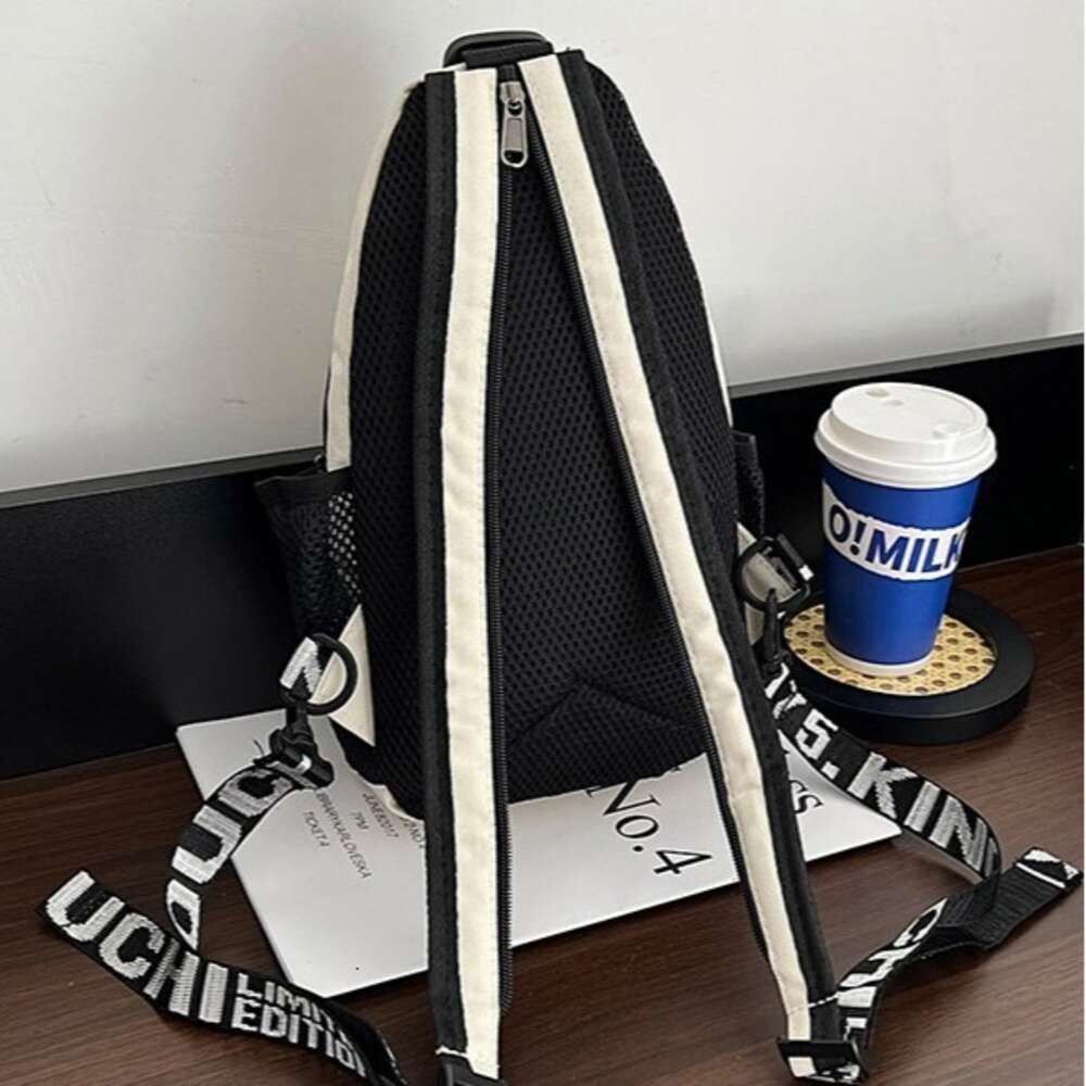 Sports Multifunctional Waterproof Chest for Men and Women Versatile Crossbody Bag Korean Version Large Capacity Casual One Shoulder Backpack H6.12#14 