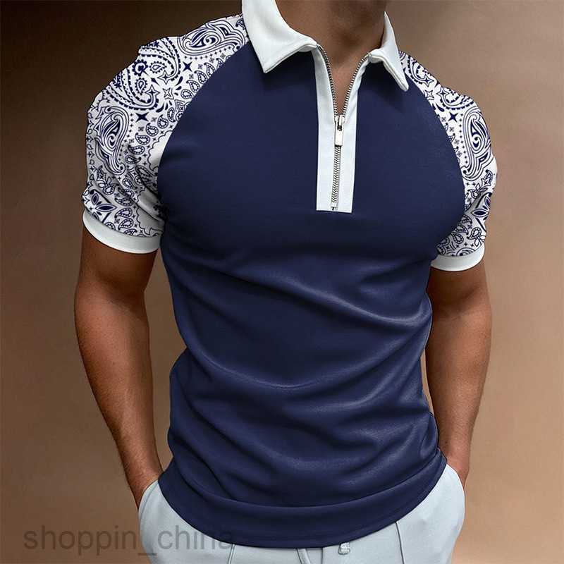 Men's Polos Shirts Summer New Fashion Trend male Casual Simple Polo Shirt Single Polo Shirt tops