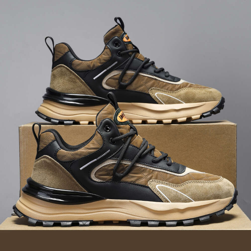 Four Seasons men's Fashion non-slip sneakers comfortable platform casual shoes