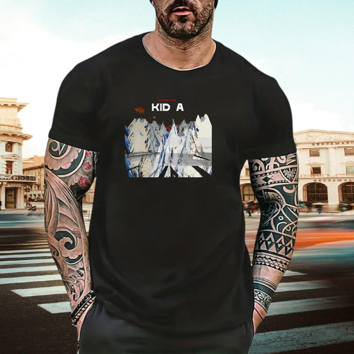 Fashion Casual T Shirts Men DIY Men Tops Tees Sport Breathable Crew Neck Cotton Cool Top Tees