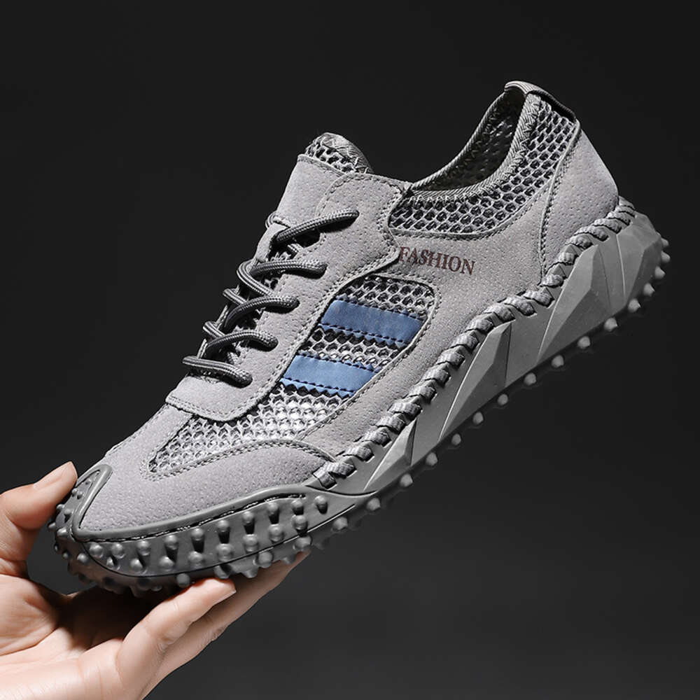 2024 Hot Selling Hiking Mountaineering Mesh Shoes in Spring and Summer Men's Breathable Daily Outdoor Leisure Sneaker
