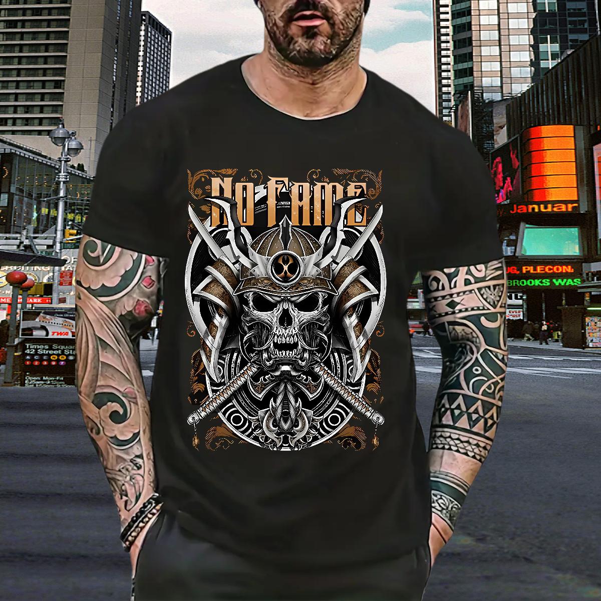 2024 New Man T Shirts DIY Anime Men Clothes T-Shirt Sport Breathable Crew Neck Cotton Loose Fit Clothings