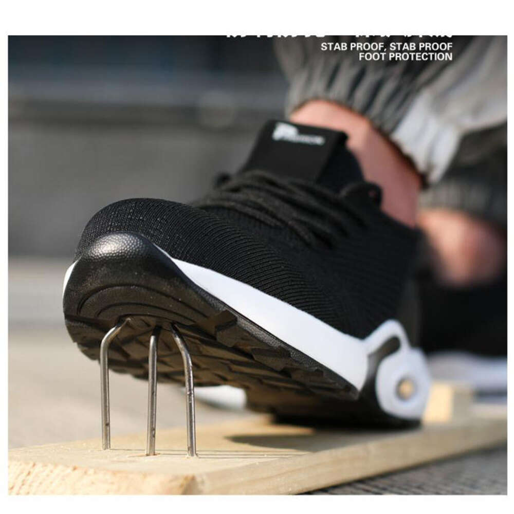 2023 New men's and women's structural anti impact puncture steel toe custom safety shoes