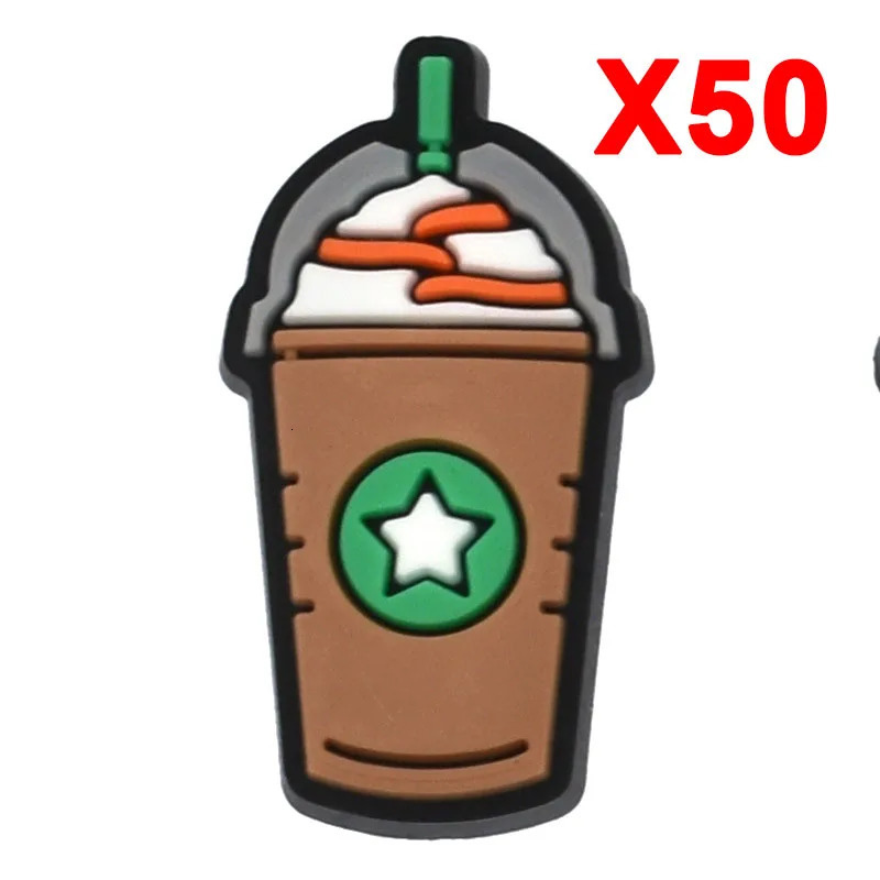 Charms shoe accessories milk tea decoration jeans womens sandals buckle childrens favorite mens badges boys 240611