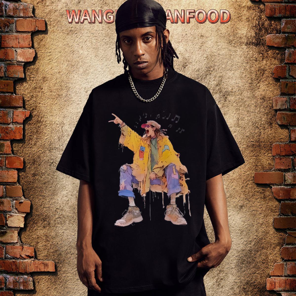 DIY T-Shirts Floral Print Mens Tshirts Daily Wear Cotton O Neck Short Sleeves 5A Tops