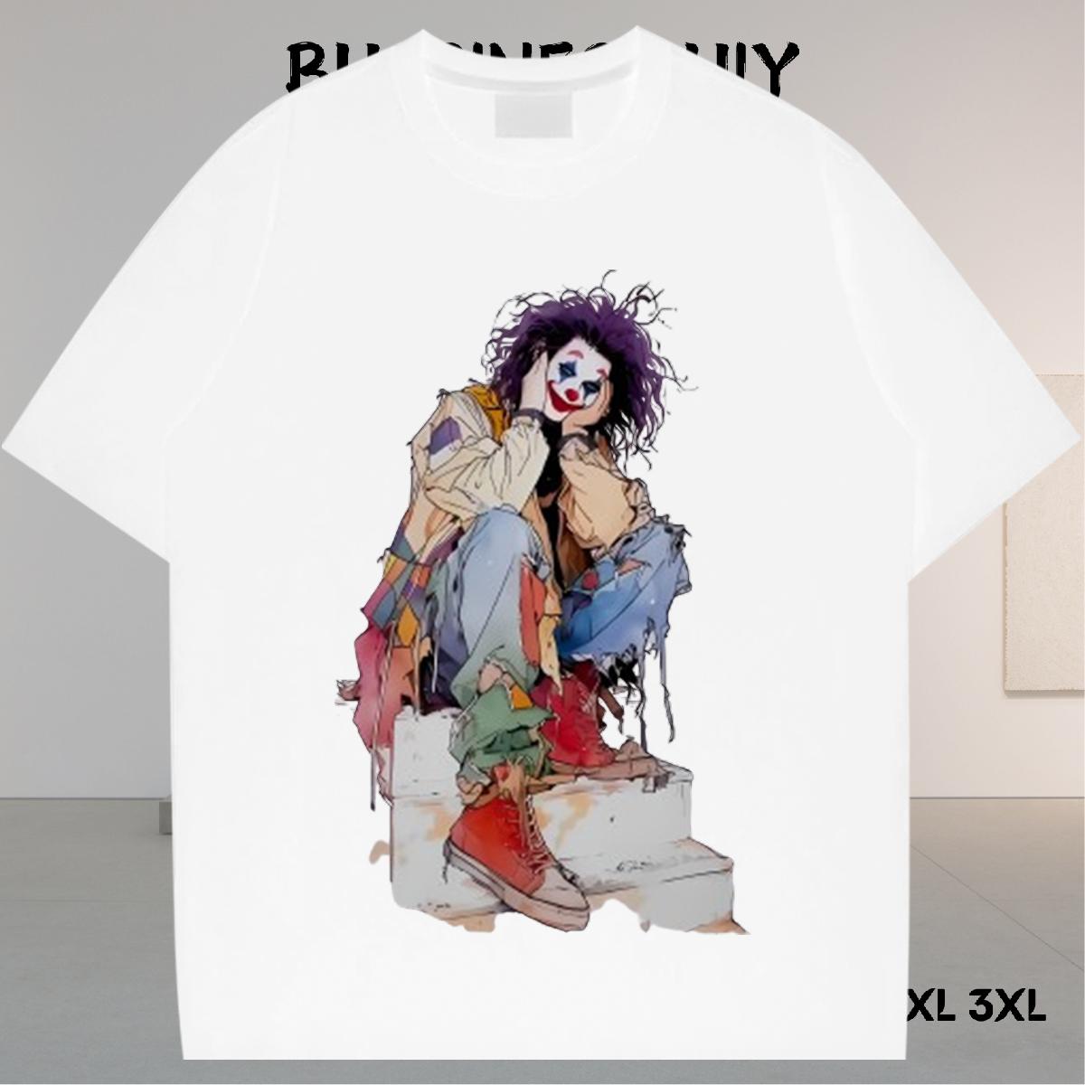 Wholesale T Shirts Men Anime Printing Street Crew Neck Cotton Mens Tshirts 2024 Summer Custom Print Plus Size Top Tees