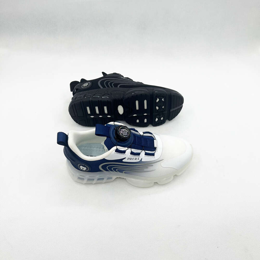 New design mesh lightweight walking shoes custom thick soled sneakers for women rotating button running wome