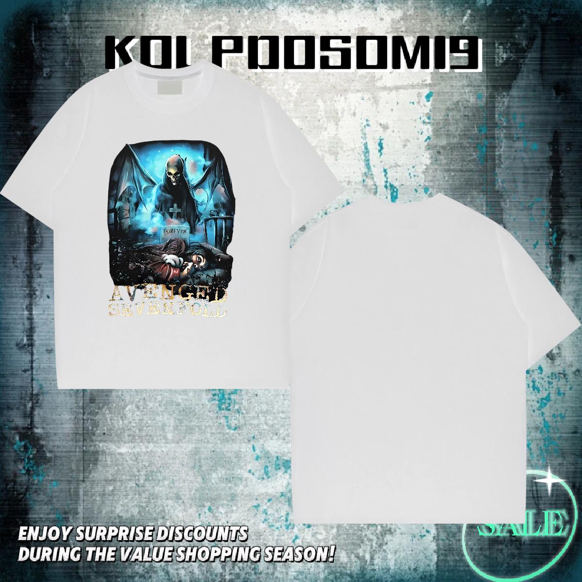 Brand Men Clothes T-Shirt Breathable Crew Neck High Street Hip Hop T Shirts Men Graphic Fashion Casual Wear