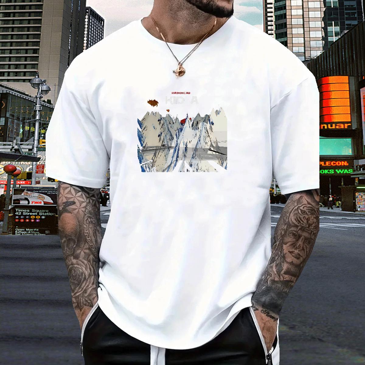 Custom T shirt DIY Logo Street Wear Tshirts Round Neck Short Sleeve Cool