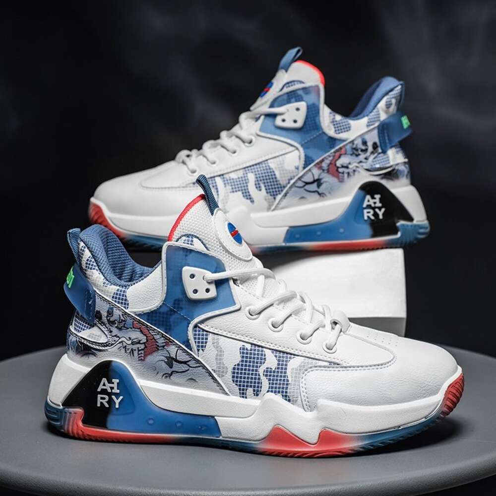 Fashion Sneakers Sport Shoe Professional Non-slip Men's Sports Mesh Lightweight Basketball Shoes