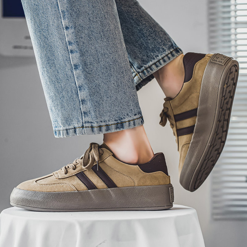 Men's Casual Sneakers Platform Sports Shoes Simple Design Skateboard Flats Sneakers Outdoor Tennis Running Shoes For Male 39-44