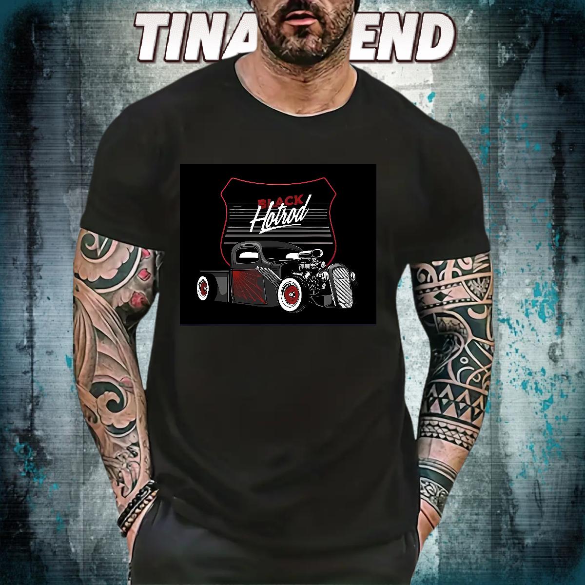 Comfortable Mens Tshirts Breathable Crew Neck Cotton Hip Hop Street T shirt Custom Cartoon 2024 Clothings