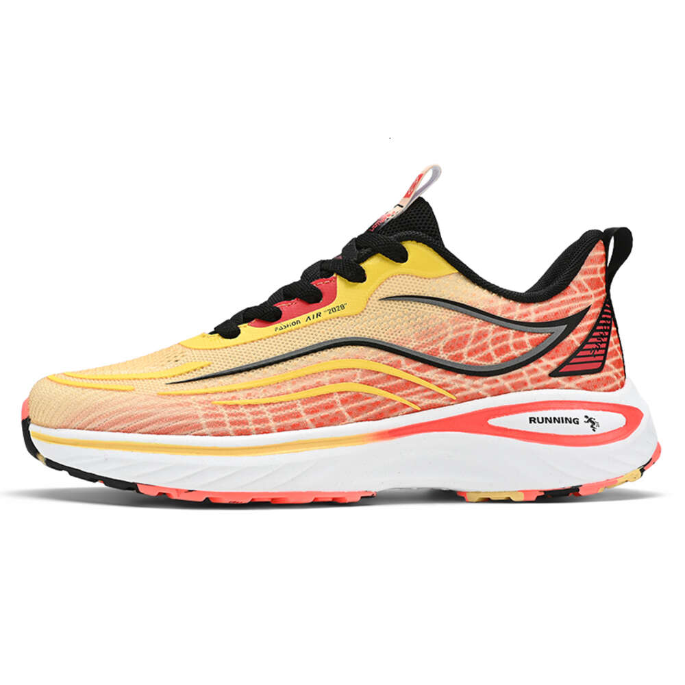 2024 New Mesh Sneakers Soft Bottom Lace up Men's Casual Breathable Non-slip Running Shoes