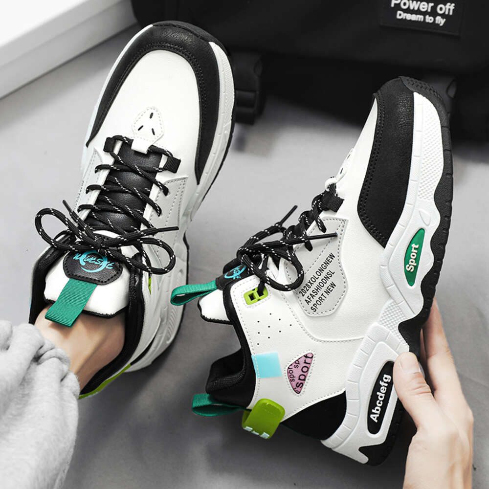 New high-top casual new shees non-slip bread shoes fashion lace-up men's sneakers