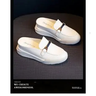 In 2024 The Baotou Small White Shoes Network Red Thick Platform Wedge for Women To Wear Sandals 240620