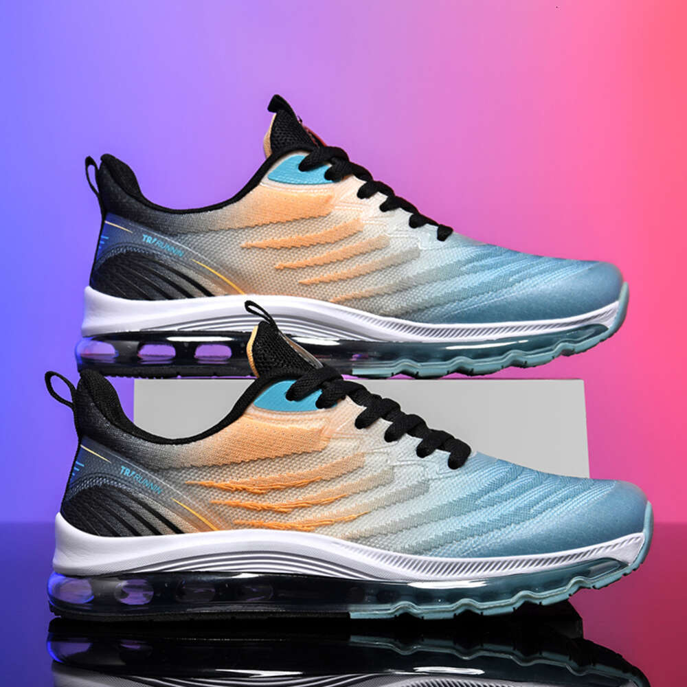 Outdoor High quality Size 39-49 Breathable Light Fashion Sneakers Air cushion Men's Casual Running Jogging Shoes