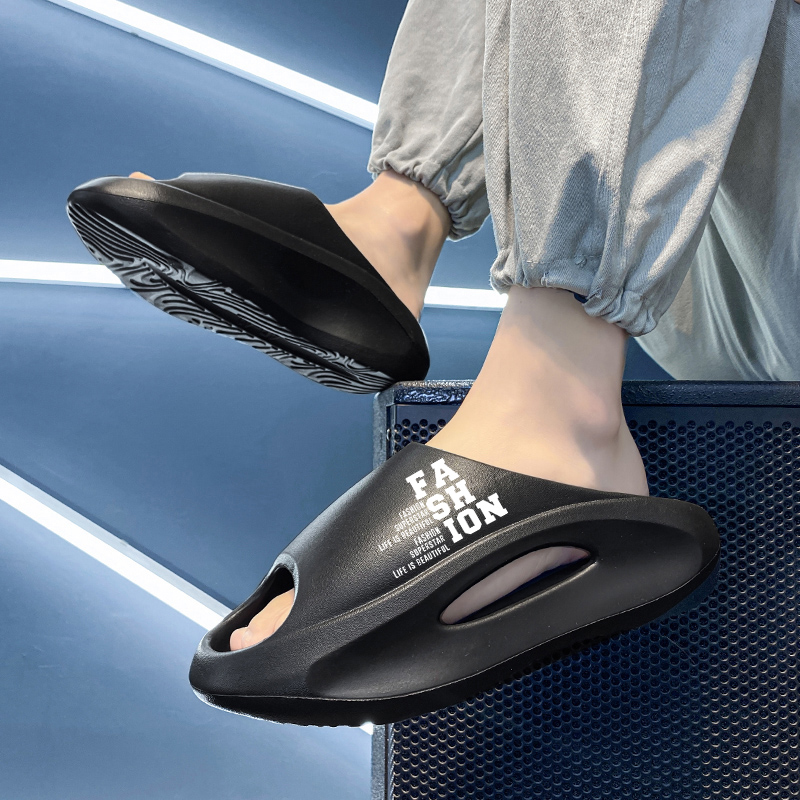 New Men Slippers Indoor Outdoor Sandals Beach Soft Sole Slides Men Casual Shoes Flip-flops Couple Home Slippers Big Size 48 49