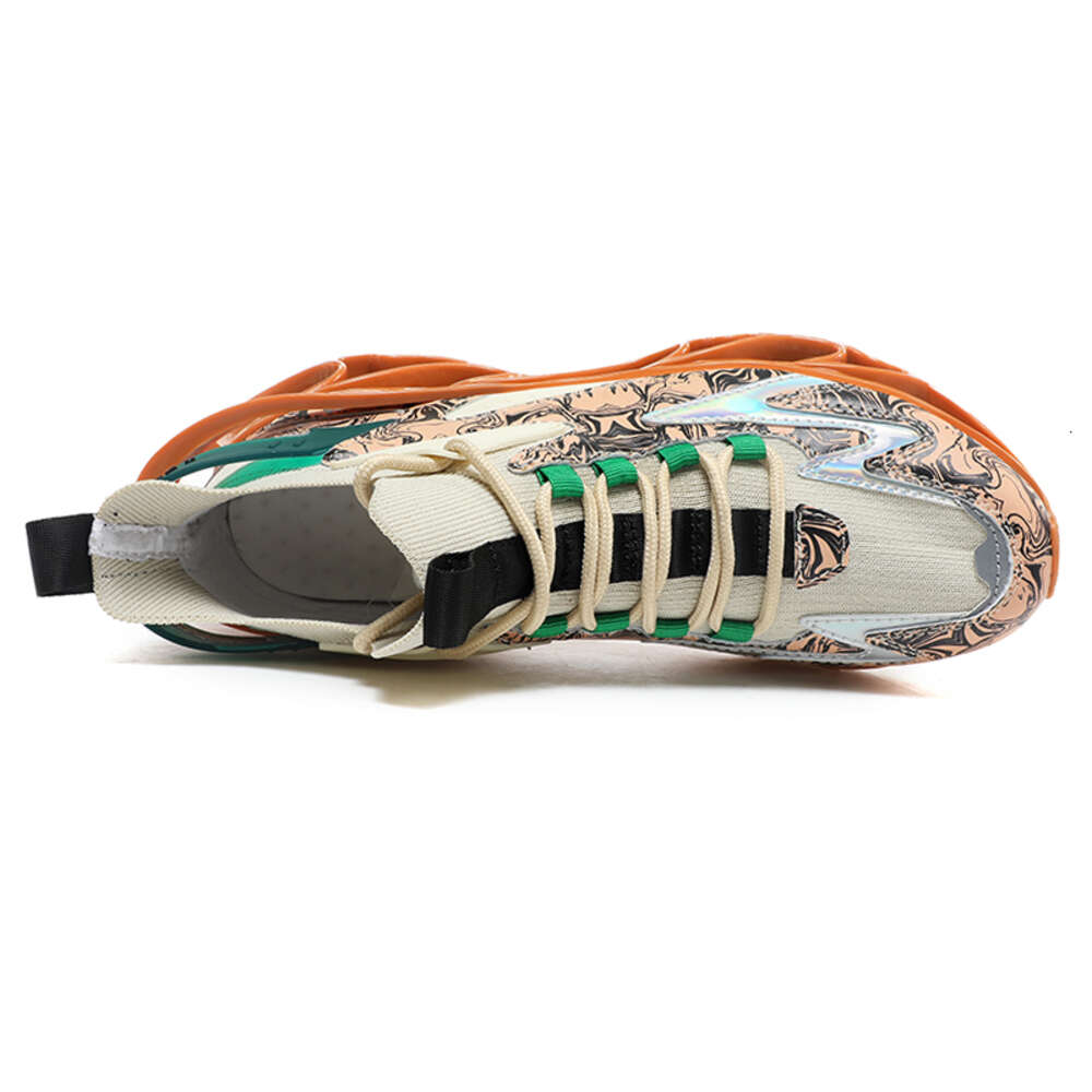 Wholesale custom Sports Spring Summer Men's Autumn Breathable Blade None Woven Running Shoes Sneakers For Men