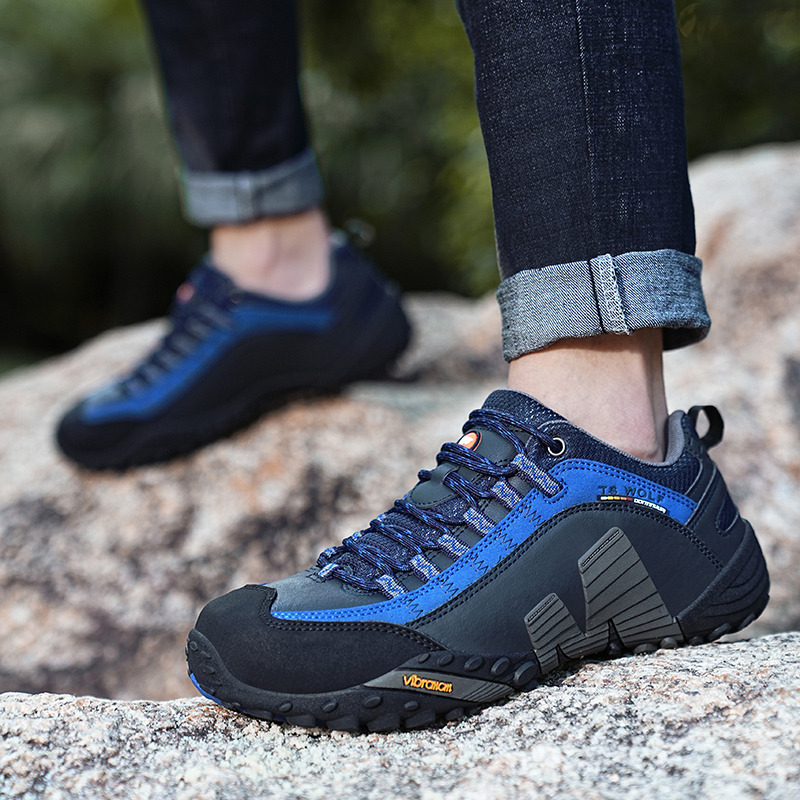 High 2024 quality Men's Trekking Genuine Leather Women Hiking Shoes Outdoor Waterproof Sport Climbing Men Sneakers 7dfa